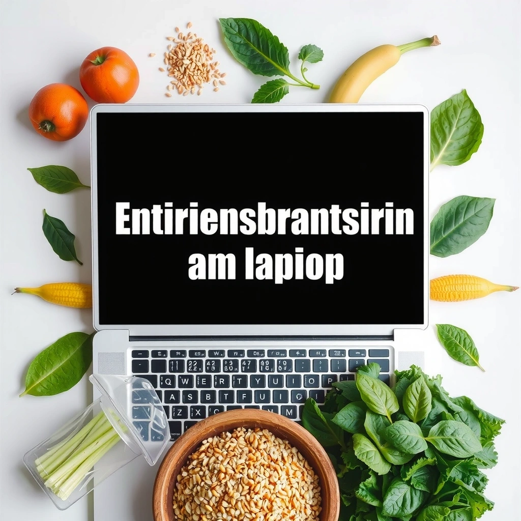 Ernährungsberaterin am Laptop